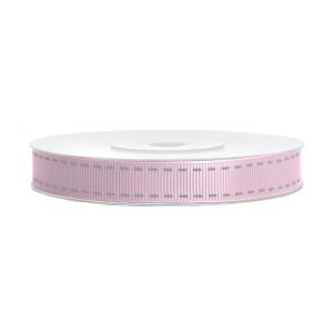 Wstążka rypsowa PartyDeco Różowa, 15mm x 25m